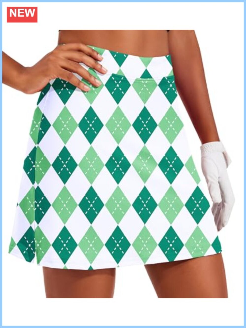 Women's Skort with Pockets Golf Tennis Athletic Above Knee